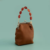 11 81IN IRREGULAR ACRYLIC STONE CHAIN BAG STRAP_CWMM5063