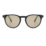 FASHIONABLE FAUX ACETATE ROUND FRAME SUNGLASSES_CWASG0506