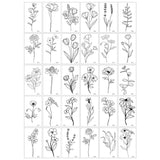 BLACK BUTTERFLY TATTOO STICKERS CHIC SEXY_CWMM8228