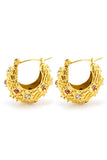18K Gold Plated Stainless Steel Earrings_Cwaje0373