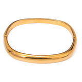 MINIMALIST IRREGULAR SQUARE CLASP CUFF BRACELET_CWAJE4633