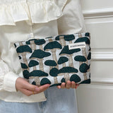 Fun Canvas Pencil Pouch Makeup Travel Organizer_Cuab00643