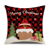 2024 NEW CHRISTMAS PLAID ELK PILLOWCASE_CWMM1408
