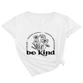 Women Summer T-Shirt Elegan V-Neck Style_Cwtts1542