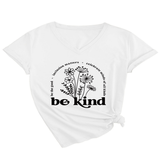 Women Summer T-Shirt Elegan V-Neck Style_Cwtts1542