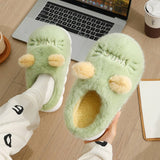 CUTE CAT ANIMAL WARM HOUSE SLIPPERS FUZZY SLIPPER_CWSHS0311