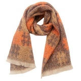 CIRCLE YARN JACQUARD SCARF UNISEX WINTER WRAP_CWASC0879