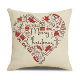 KHAKI CHRISTMAS HAT PILLOWCASE_CWMM1406