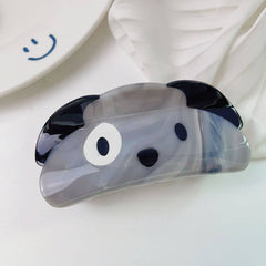 CUTE CARTOON CLOUD KITTEN HAIR CLAWS CLEAR GIRL_CWAHA1349