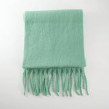 SOFT MOHAIR FEEL SCARF COZY WINTER WRAP_CWASC0323