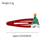 Christmas Candy Stocking Cartoon Drop Hair Clip