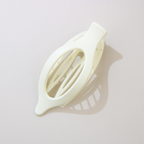 LEAF OVAL HAIR CLIP MINIMALIST CLAW BARRETTE_CWAHA6511