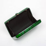 Irregular Shell Acrylic Crossbody Wedding Clutch_Cwab5924