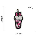 NEW PINK CARTOON EMBROIDERED CLOTH PATCH_CWMM4021