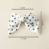 FASHIONABLE POLKA DOT HANDMADE BOW HAIRPIN_CWASC1055