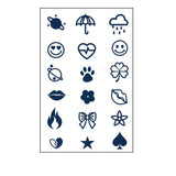 HERBAL JUICE FINGER TATTOOS CUTE MINIMAL STYLE_CWMM8266