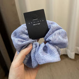 TEMPERAMENT HOLLOW SOLID COLOR SCRUNCHIE_CWAHA1723