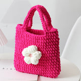 SWEET FLORAL HANDMADE CROCHET HANDBAG_CWAB1876