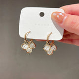 FASHIONABLE AND SIMPLE HEART PEARL EARRINGS_CWAJE2450