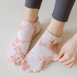 Women Yoga Anti-Slip Tie-Dyed Sports Socks_Cwms0245