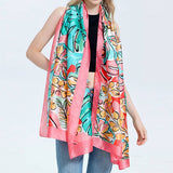 BANANA LEAF SCARF SUMMER BEACH WRAP SHAWL_CWASC0671