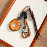 LEATHER DONUT CHARM MAILLARD BAG ACCESSORY_CWMM7554