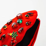 Christmas Headband Knotted By Hand Sewing