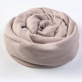 SOLID COTTON LINEN SCARF FOR WOMEN SUMMER SUN PROT_CWASC1451