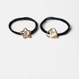 HOLLOW GEOMETRIC CAT EYE HAIR SCRUNCHIES_CWAHA2662