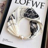 Pearl Magnetic Skinny Silk Neck Scarf_Cwasc03931
