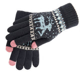 CUTE ELK FASHION KNITTED WARM TOUCH SCREEN GLOVES_CWAG0227