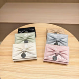 Cute Bow Heart Trifold Wallet With Coin Pouch_Cwab06215