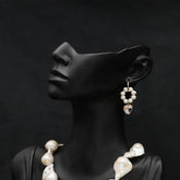 Womens Light Luxury Natural Pearl Earrings