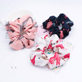 RETRO FASHION FLAMINGO HAIR TIE_CWAHA1075