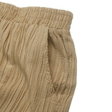 Texture Sense Solid Color Casual Foot Pants