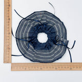 Blue Stripe Denim Scrunchie Retro Style_Cwaha07612
