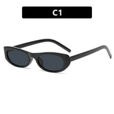 Women Narrow Frame Retro Oval Sunglasses_Cwasg0331