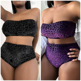 PLUS SIZE HIGH WAISTED BIKINI SWIMSUIT_CWMW0207