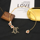 Womens Design Elegant Natural Pearl Necklace