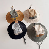 CARTOON CHILDRENS COLOR MATCHING FISHERMAN HAT_CWAH2868