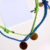 18K GOLD MUSHROOM NECKLACE ZIRCON INLAID CHARM_CWAJE4972