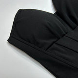 Strapless V-Neck Fishbone Corset Dress