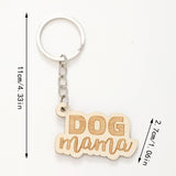 CREATIVE SMALL PENDANT PUZZLE WOODEN KEYCHAIN_CWMM0573