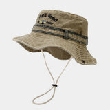 Vintage Western Embroidered Denim Sun Hat_Cwah3869