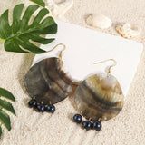 FASHION NATURAL MOTHER OF PEARL EARRINGS_CWMM4260