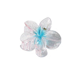 Holiday Large Glitter Egg Flower Hair Claw Clip_Cwmm5005