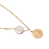 CREATIVE SIMPLE PEARL PENDANT NECKLACE FOR WOMEN_CWAJE3869