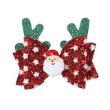 CHRISTMAS ANTLER BOW CLIP FOR KIDS PARTY_CWAHA6692