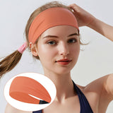 Wide Elastic Yoga Headband For Women Sweat-Wicking_Cwmm7954
