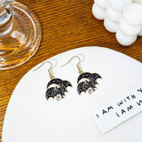 HALLOWEEN DARK FUNNY PERSONALITY EARRINGS_CWAJE1851